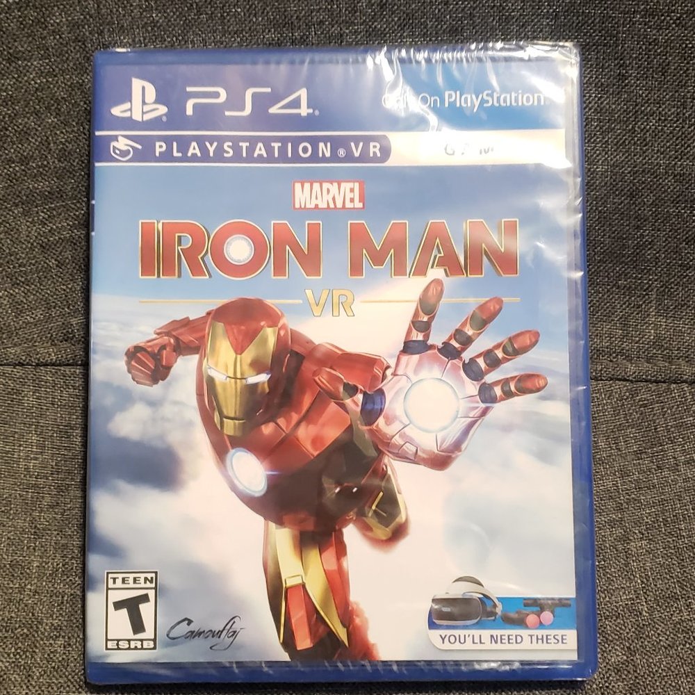 PS4 Playstation VR Marvel Iron Man Game, NEW, Unsealed